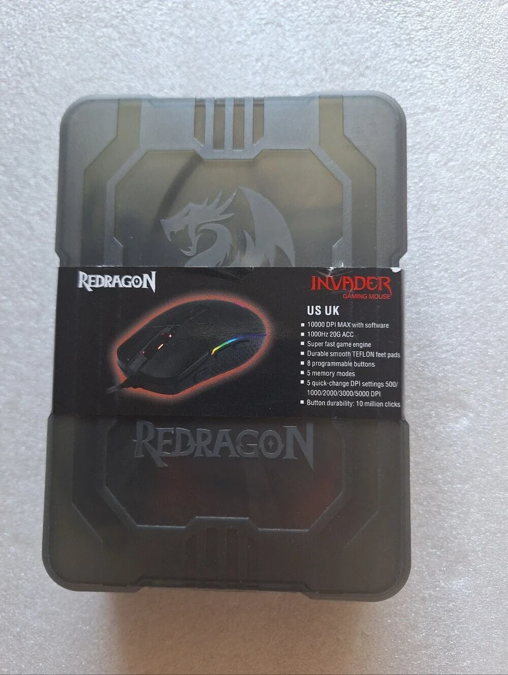 Redragon Invader M719-RGB Gaming Mouse – Brand New